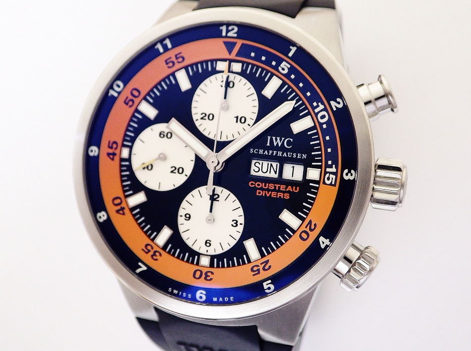IWC アクアタイマークロノグラフ クストーダイバーズ IW378101 CASE#7728
