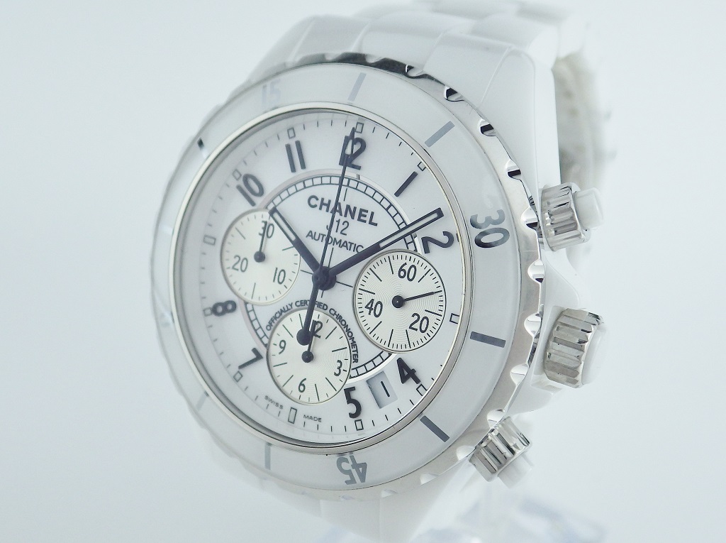 シャネル　J12　クロノグラフ　H1007　CASE#5886