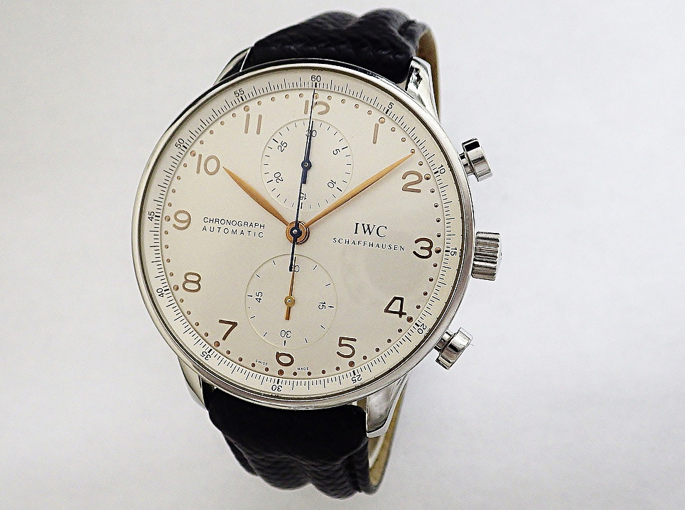 IWC　ポルトギーゼ　クロノグラフ　IW371445　CASE#12142