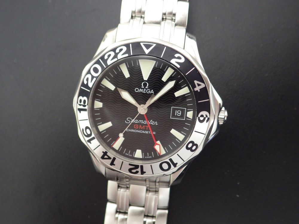 修理実例　オメガ　シーマスターGMT　2534-50　CASE#14207