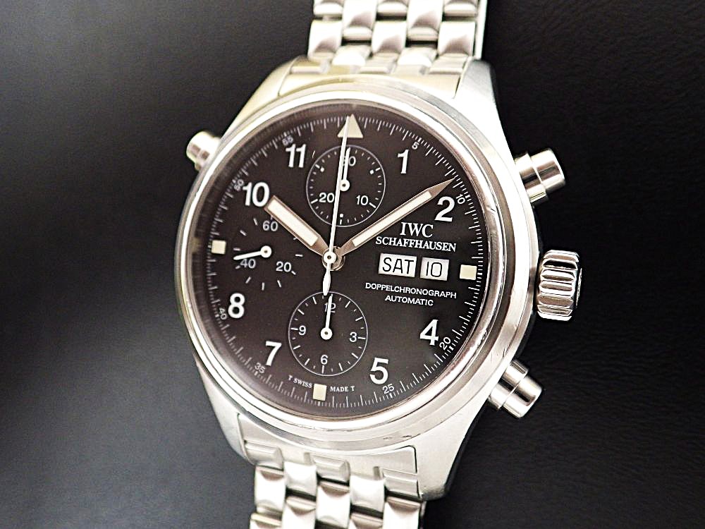 修理実例　IWC　ドッペルクロノグラフ　IW3713　CASE#14256