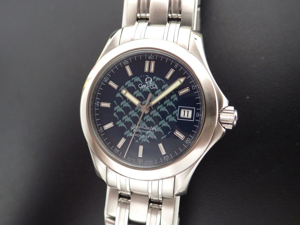 修理実例　オメガ　シーマスター　ジャックマイヨール2002　2508-80　CASE#14239