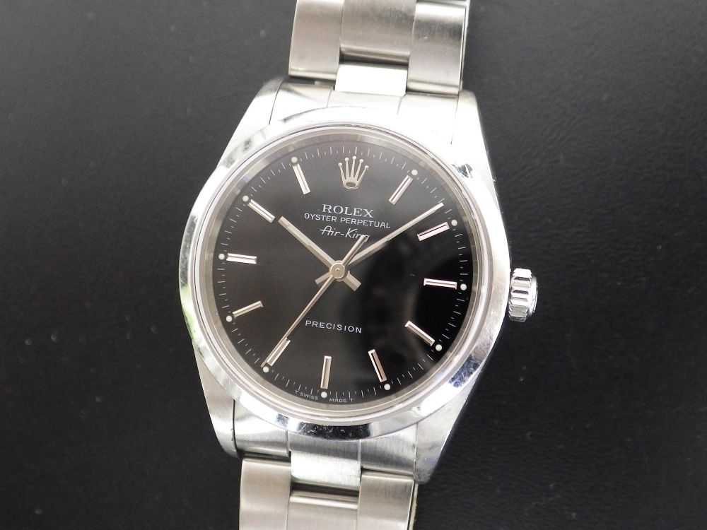 修理実例　ロレックス　エアキング　14000　CASE#14378