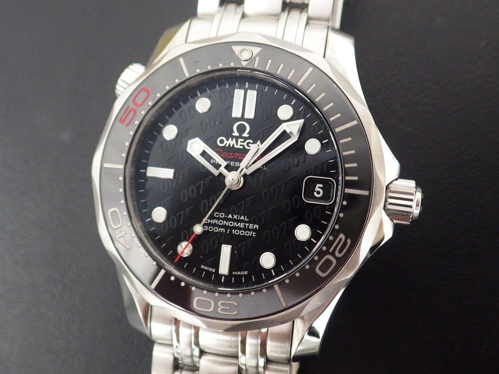 修理実例 オメガ シーマスタープロフェッショナル コーアクシャル007 212.30.36.20.51.001 CASE#14367