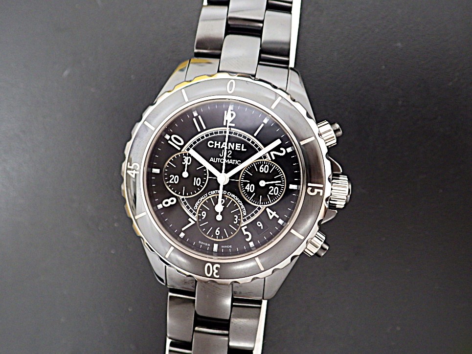 修理実例 シャネル J12 クロノグラフ H0940 CASE#14364