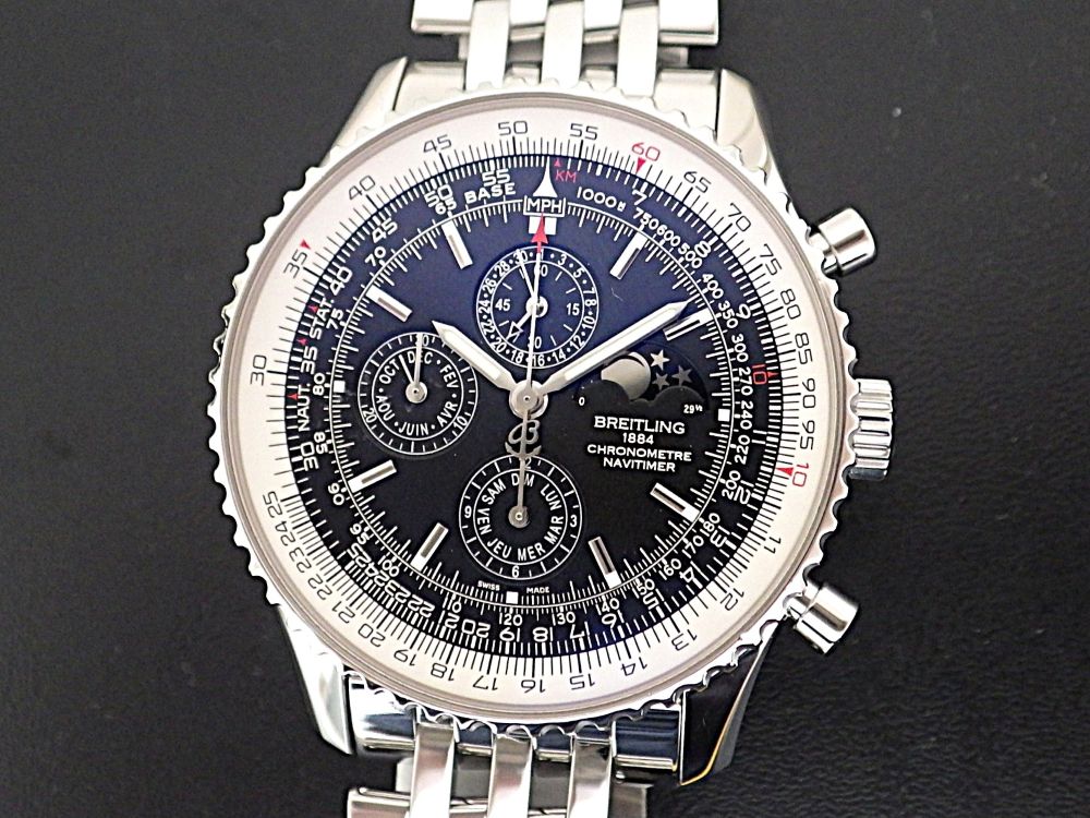 修理実例 ブライトリング ナビタイマー1461 A19370 CASE#14370