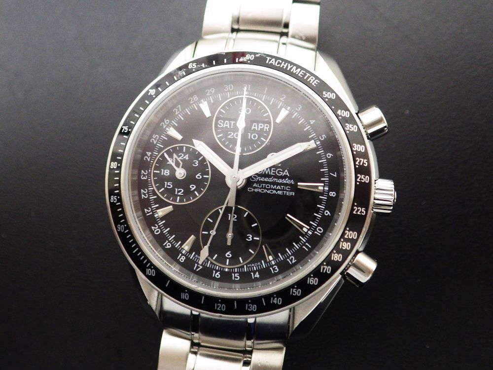 修理実例　オメガ　スピードマスタートリプルカレンダー　3220-50　CASE#14390
