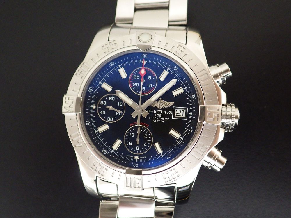 修理実例　ブライトリング　アベンジャーⅡ　A13381　CASE#14383