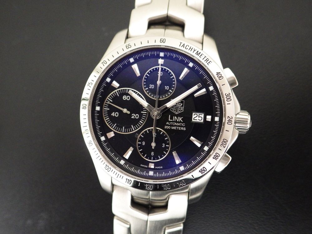修理実例　タグホイヤー　リンククロノグラフ　CJF2110-0　CASE#14404