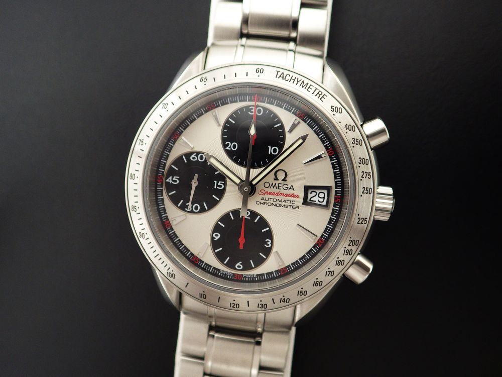 修理実例　オメガ　スピードマスターデイト　3211-31　CASE#14405