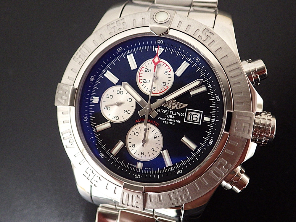 修理実例　ブライトリング　スーパーアベンジャーⅡ　A13371　CASE#14410