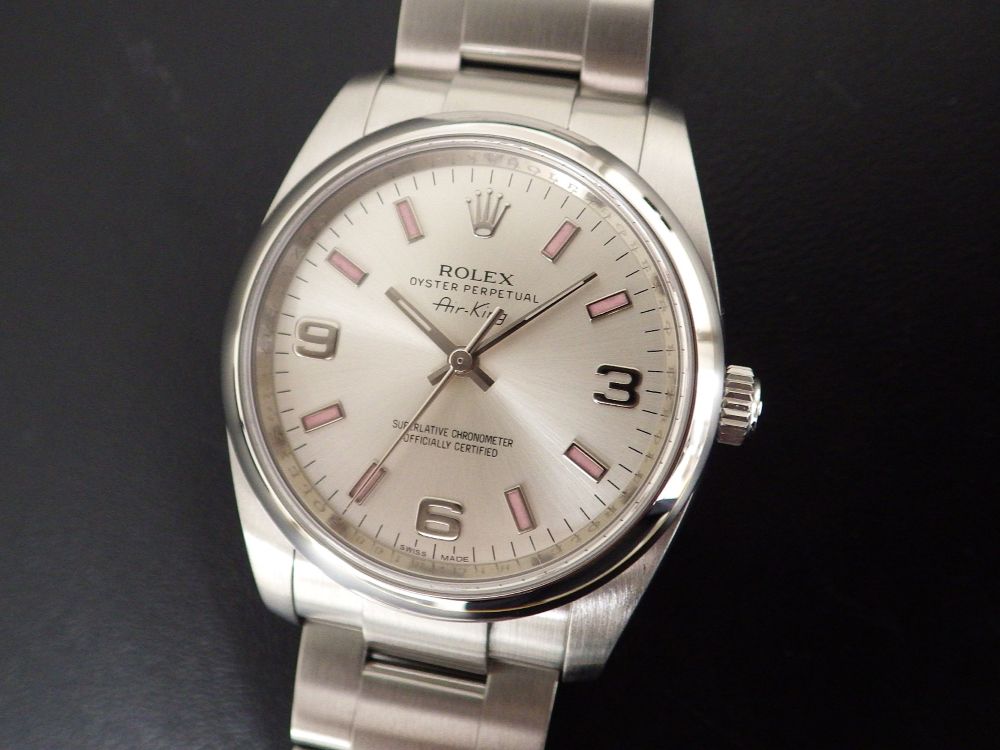 修理実例　ロレックス　エアキング　114200　CASE#14413