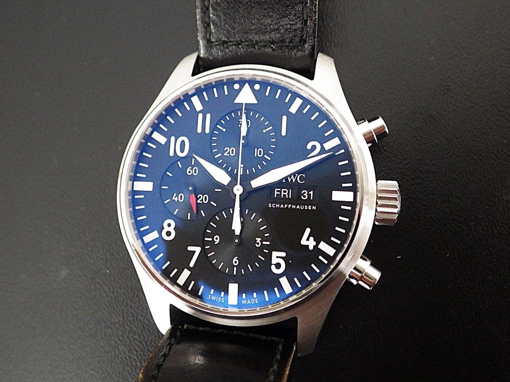修理実例　IWC　パイロットウォッチクロノグラフ　IW377709　CASE#14420